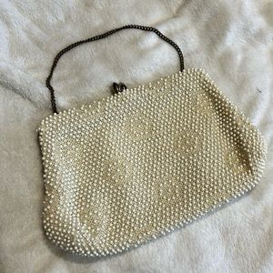 Vintage 1950s beaded clutch
